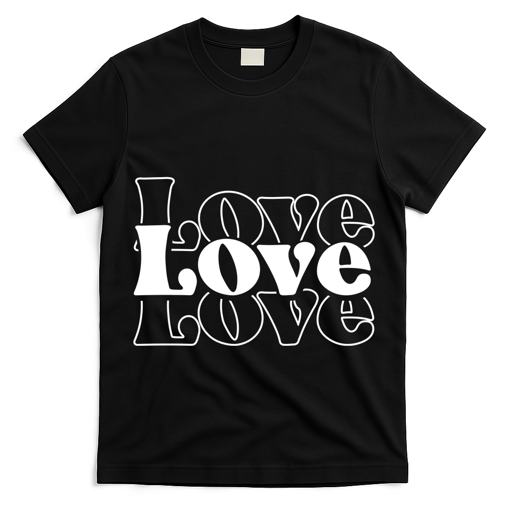 Love Retro Cute Gift T-Shirt