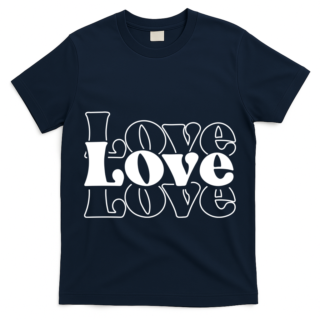 Love Retro Cute Gift T-Shirt