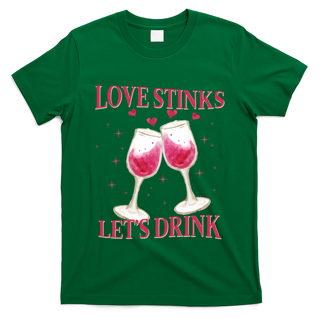 Love Stinks Lets Drink Anti Valentine T-Shirt