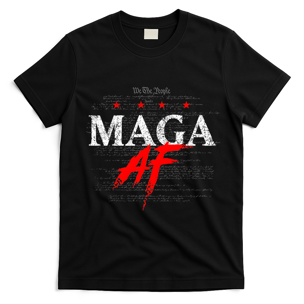 Maga Af We The People Have Spoken Donald Trump 47th President Of The Usa T-Shirt - Black