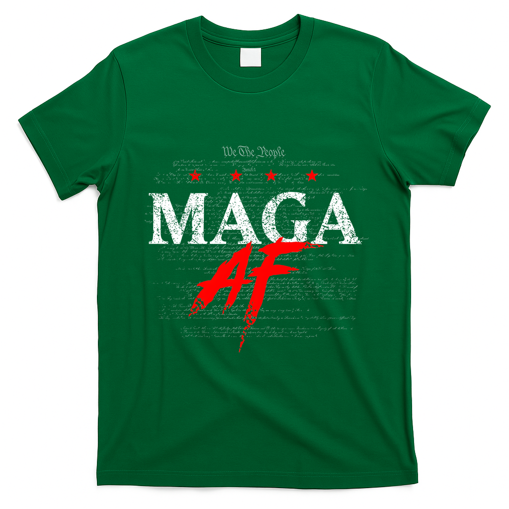Maga Af We The People Have Spoken Donald Trump 47th President Of The Usa T-Shirt - Irish Green