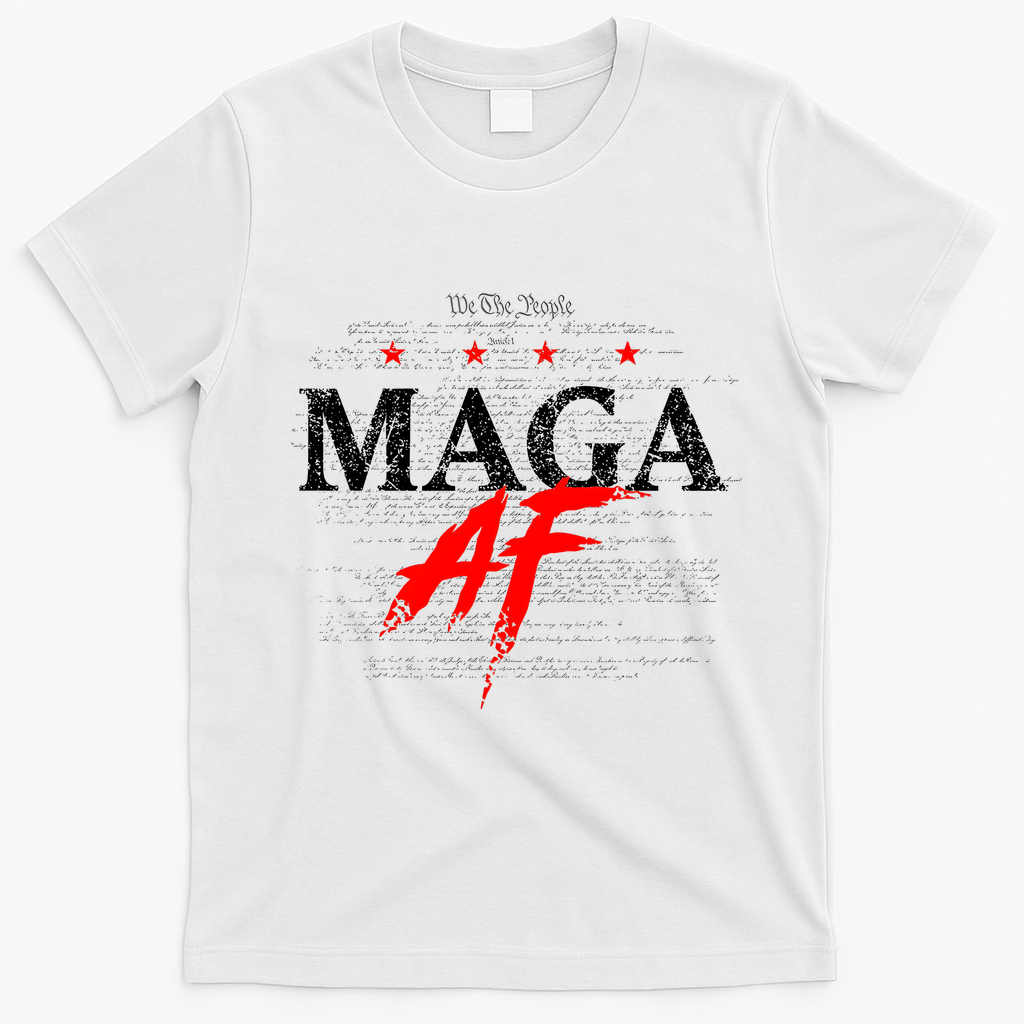 Maga Af We The People Have Spoken Donald Trump 47th President Of The Usa T-Shirt - White