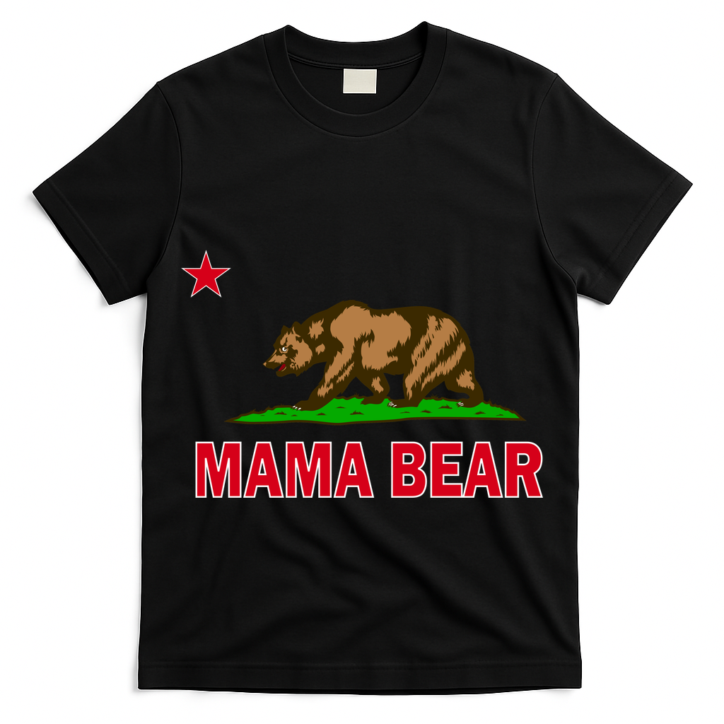 California Republic Mama Bear T-Shirt