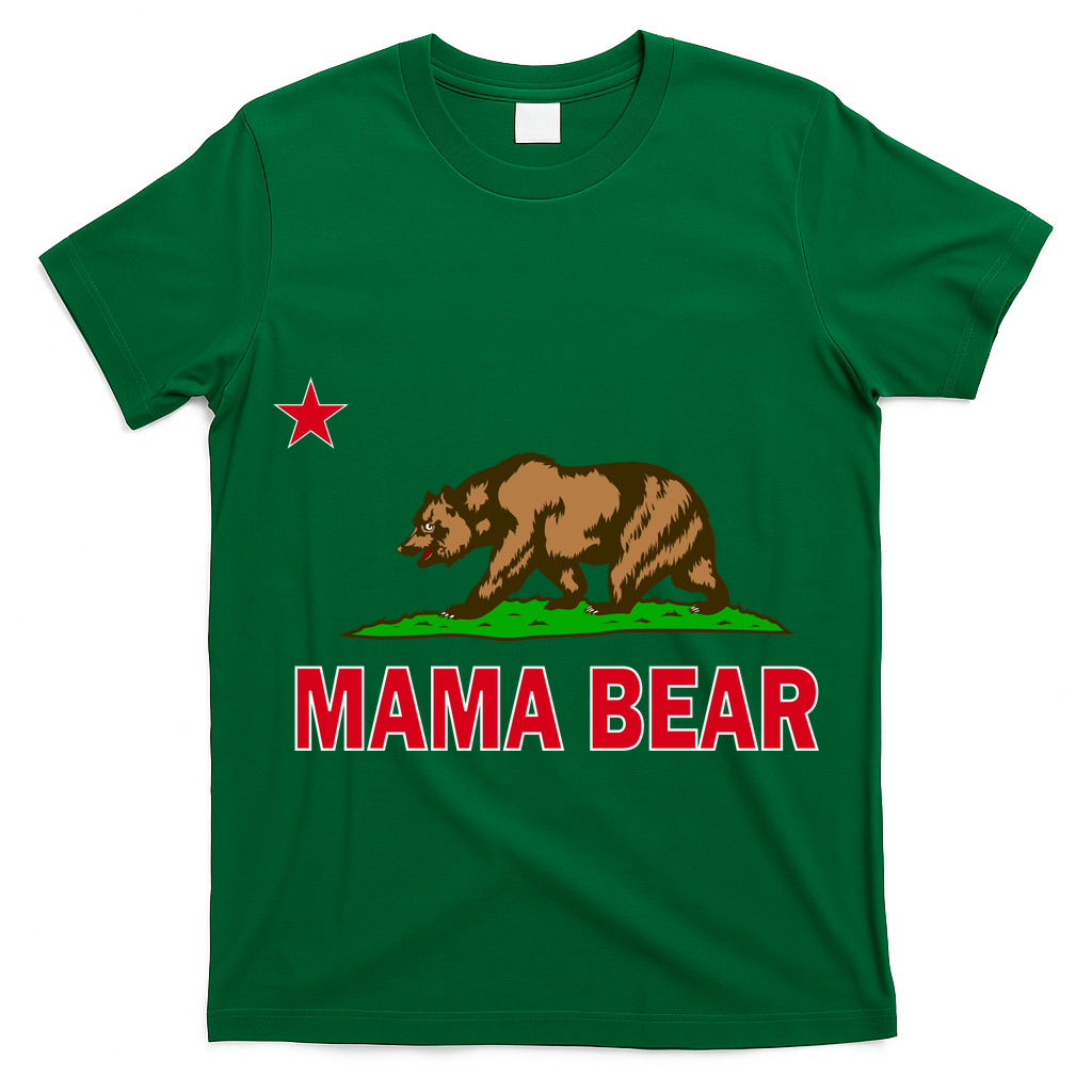 California Republic Mama Bear T-Shirt