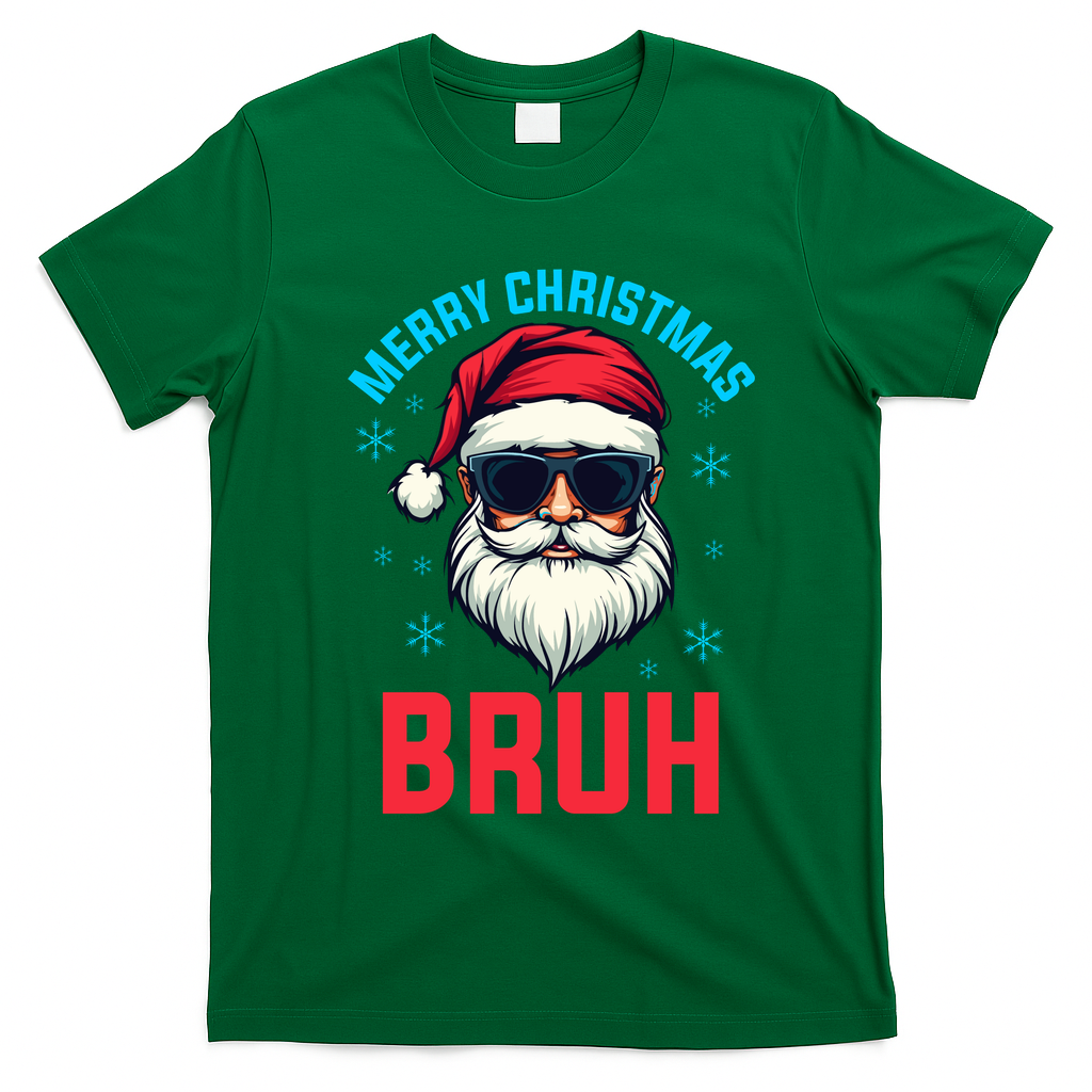 Merry Christmas Bruh T-Shirt - Irish Green