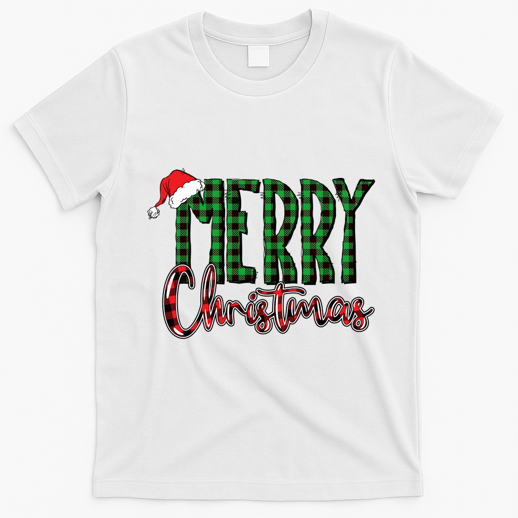 Merry Christmas Classic Logo T-Shirt - White
