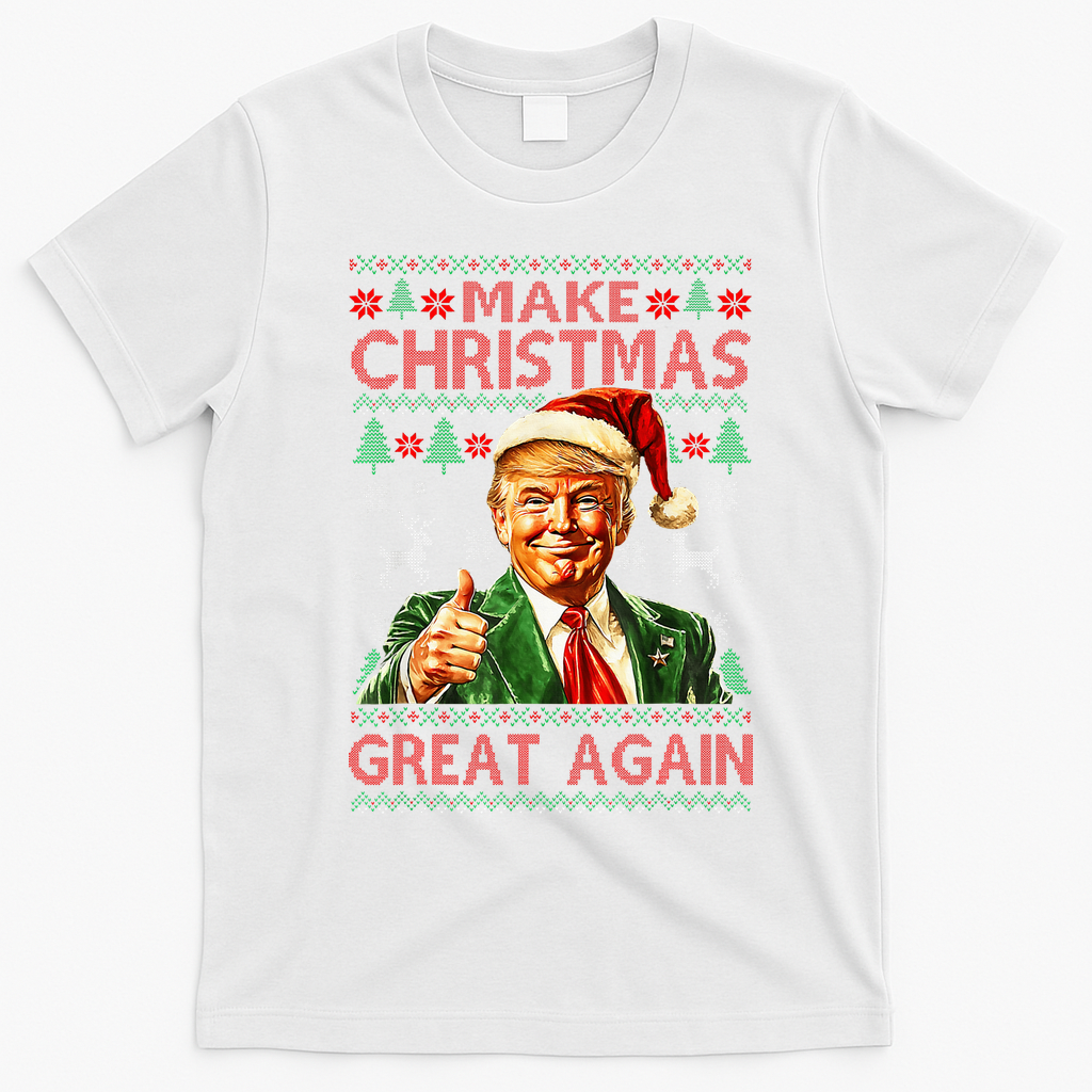 Make Christmas Great Again T-Shirt - White