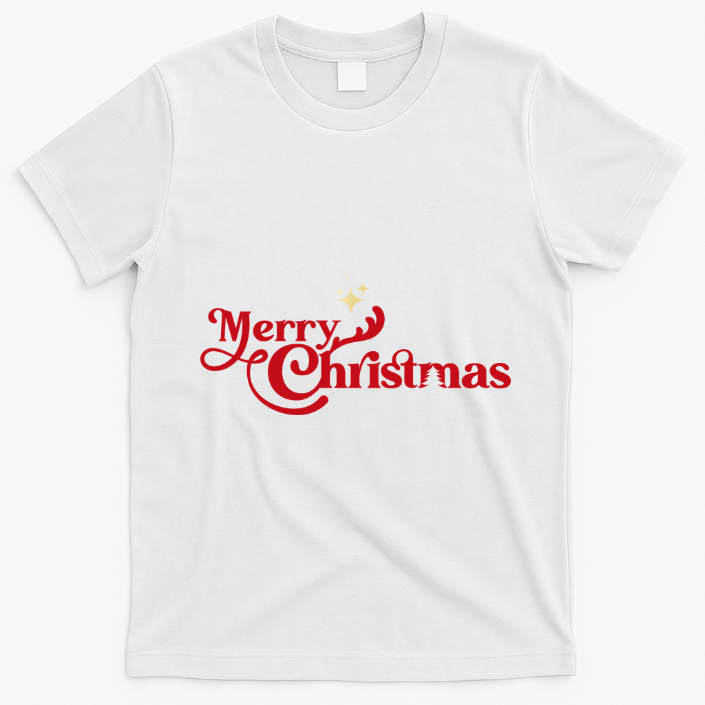 Merry Christmas T-Shirt - White