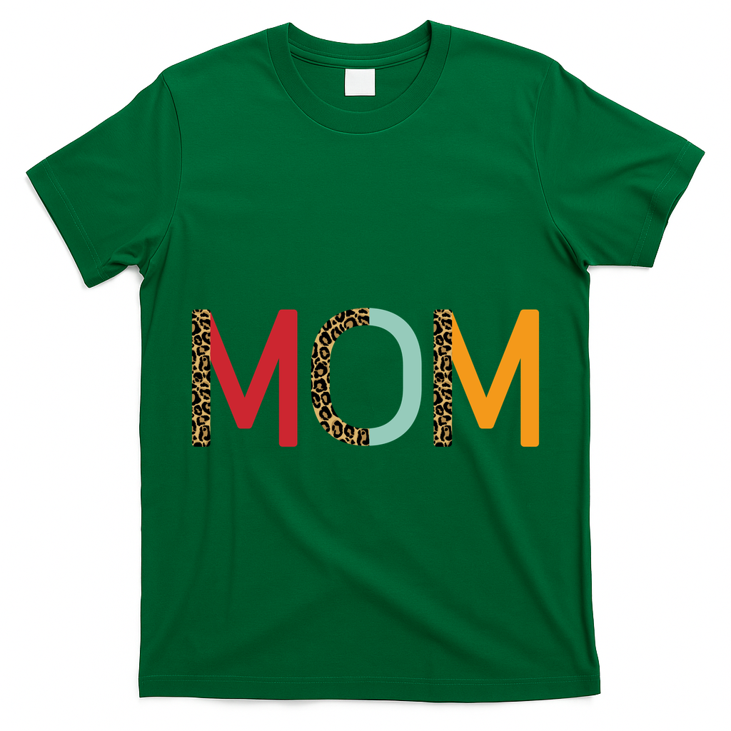 Mom Cheetah Print Cute Gift T-Shirt