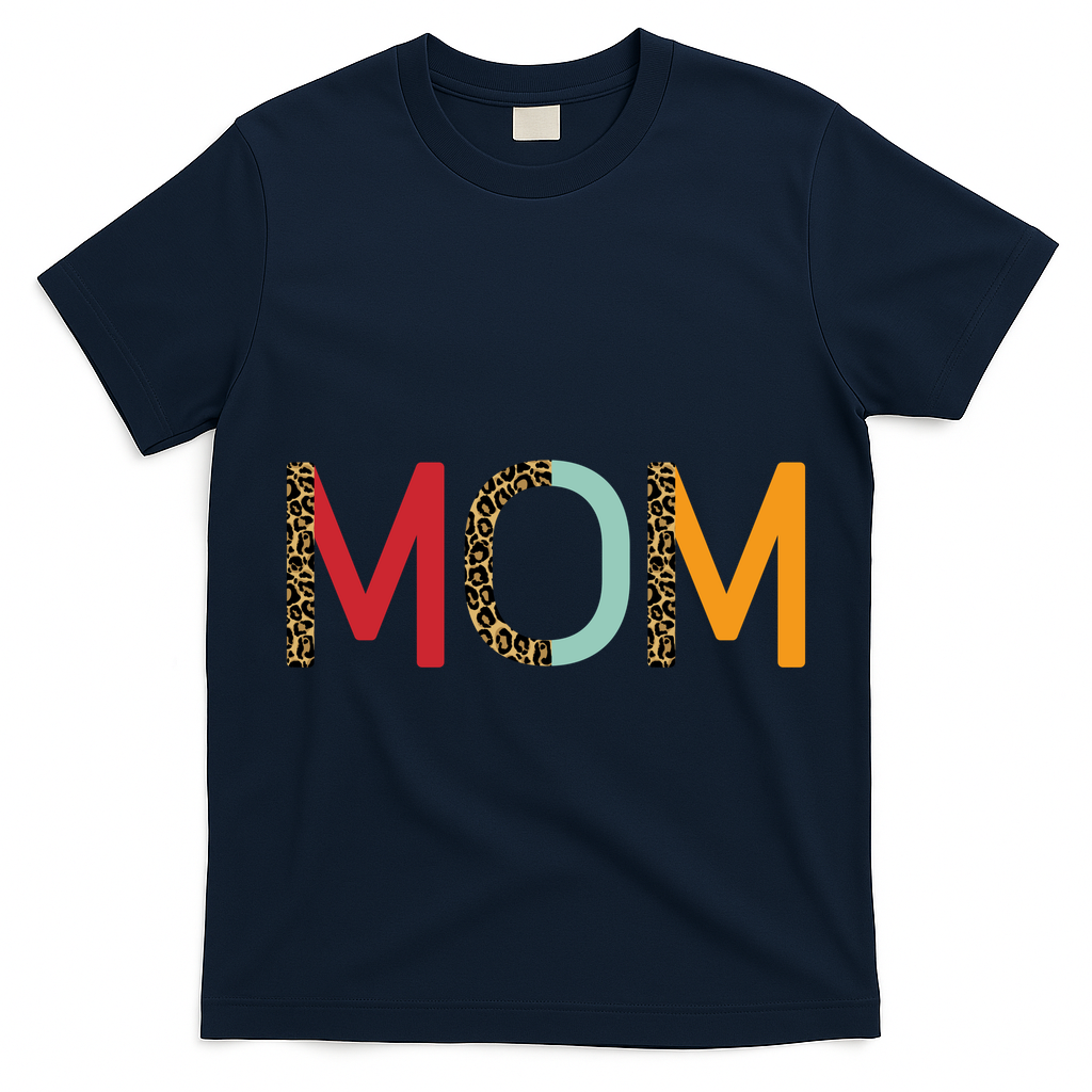 Mom Cheetah Print Cute Gift T-Shirt