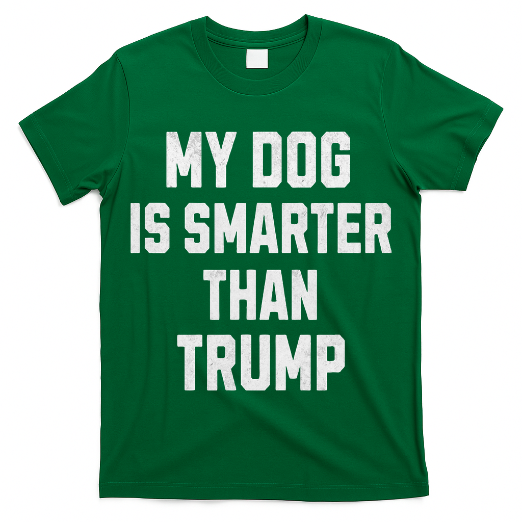 My Dog Is Smarter Than Trump Funny Harris Dog Lover Democrat T-Shirt