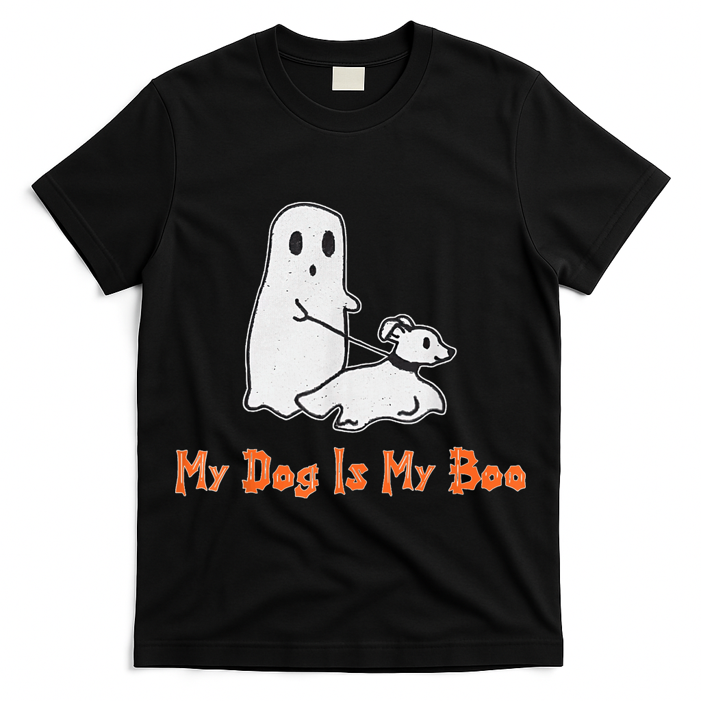 My Dog Is My Boo Ghost Halloween Dog Lover T-Shirt