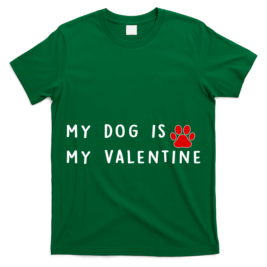 My Dog Is My Valentine T-Shirt