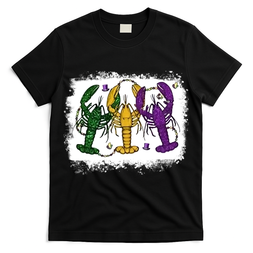 Mardi Gras Crawfish Happy Mardi Gras Matching Carnival Party Gift T-Shirt