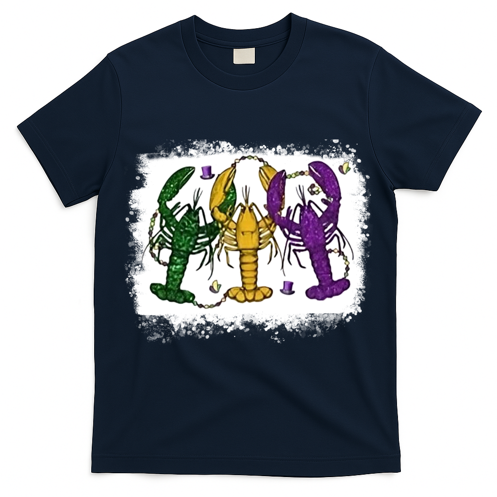 Mardi Gras Crawfish Happy Mardi Gras Matching Carnival Party Gift T-Shirt