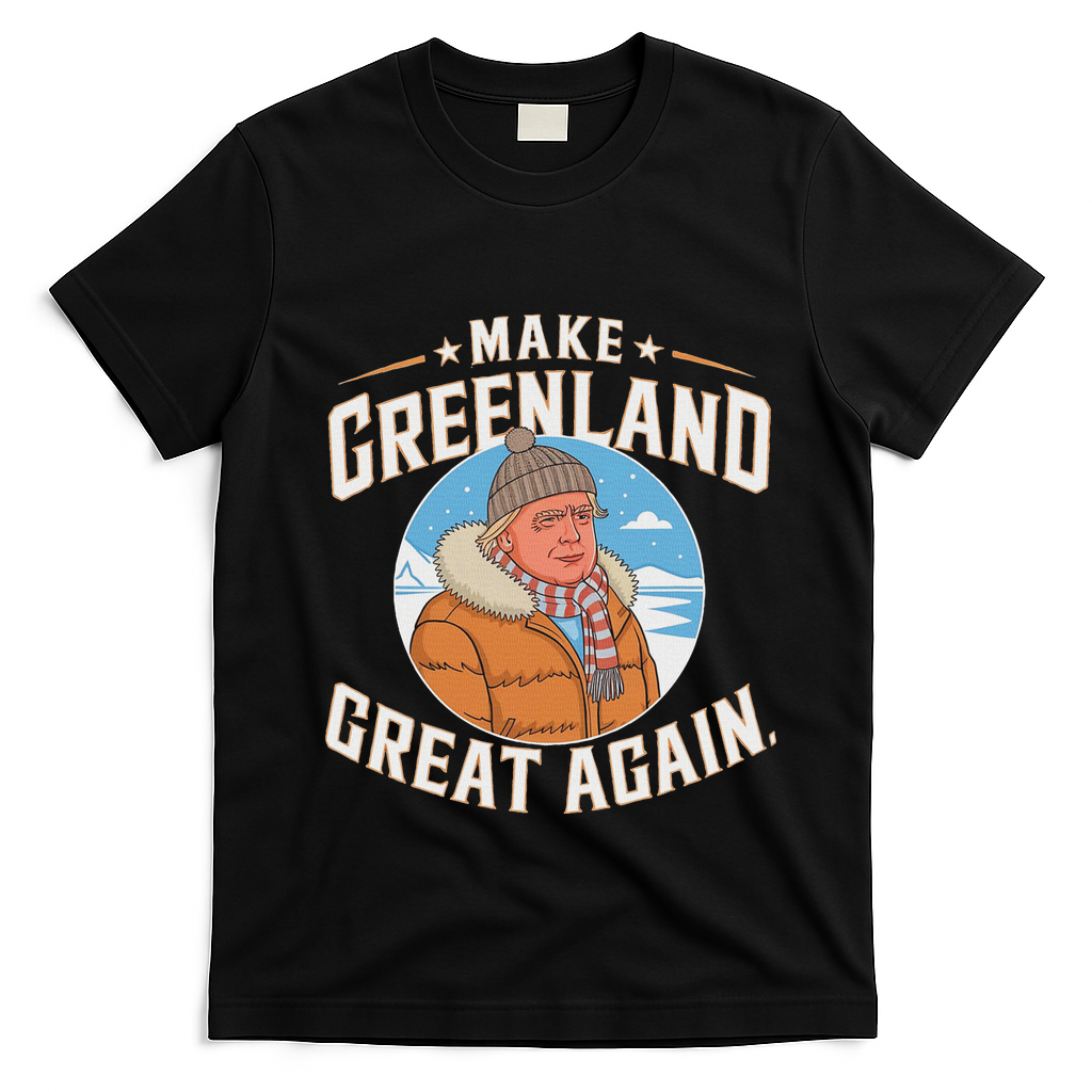 Make Greenland Great Again T-Shirt - Black