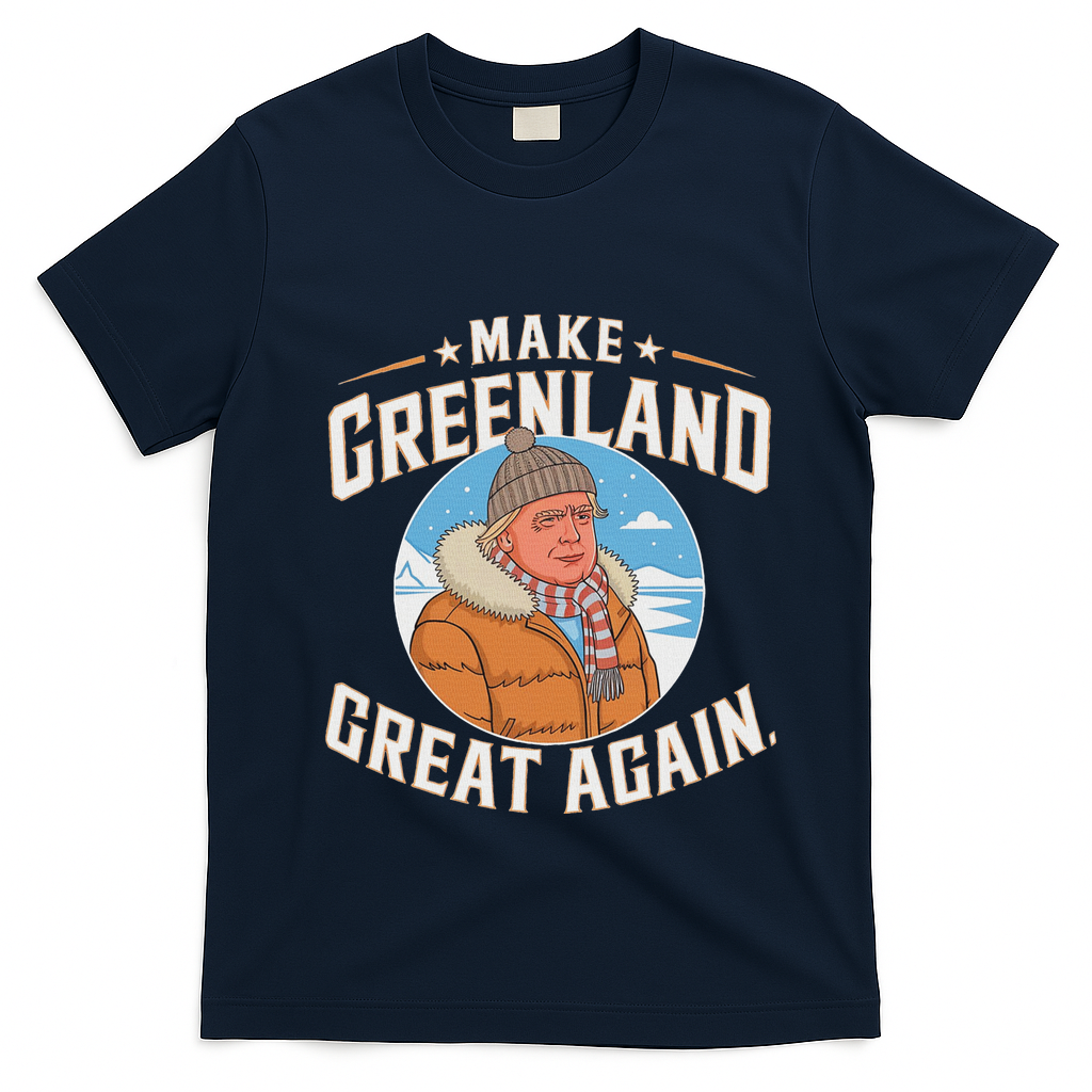 Make Greenland Great Again T-Shirt - Navy Blue