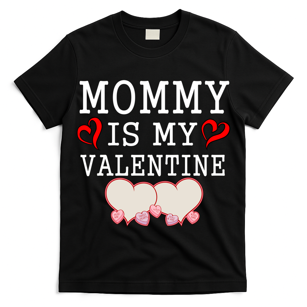Mommy Is My Valentine Gift For Little Boy T-Shirt