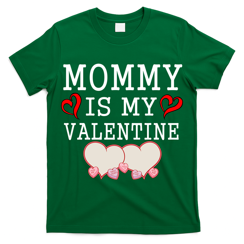 Mommy Is My Valentine Gift For Little Boy T-Shirt