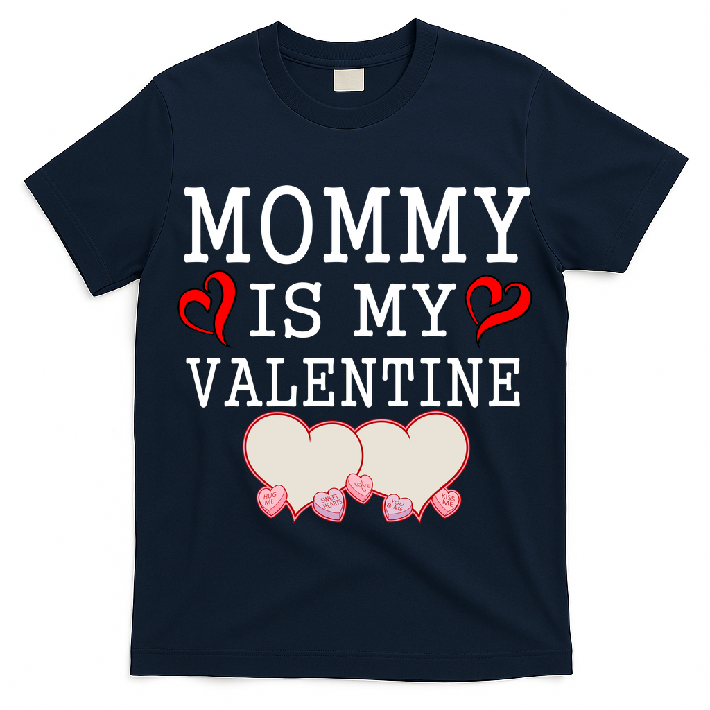 Mommy Is My Valentine Gift For Little Boy T-Shirt
