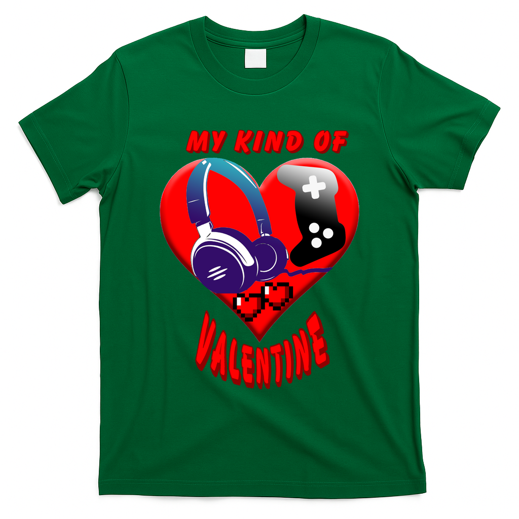 My Kind Of Valentine Gamer  T-Shirt