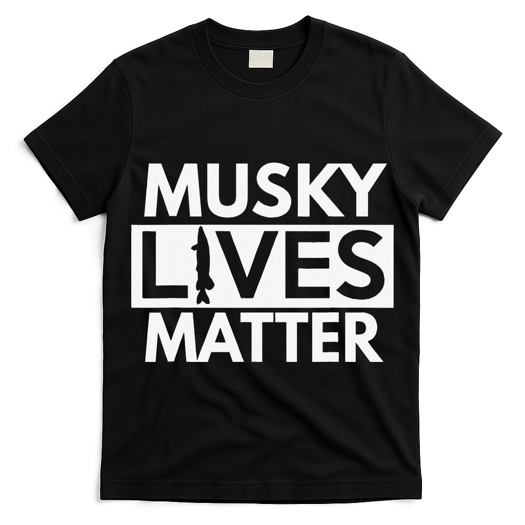 Musky Lives Matter Funny Muskie Fishing T-Shirt