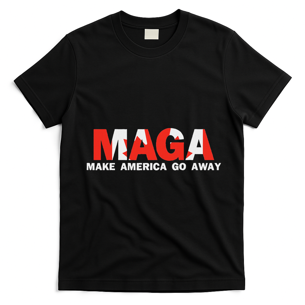 Maga Make America Go Away Canada Support T-Shirt - Black