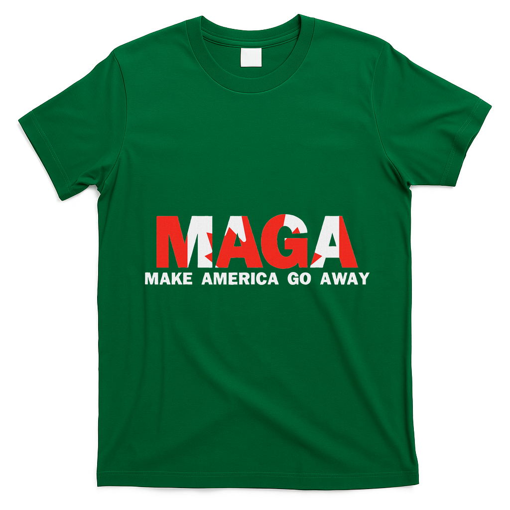 Maga Make America Go Away Canada Support T-Shirt - Irish Green