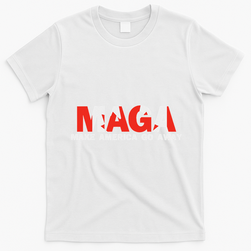 Maga Make America Go Away Canada Support T-Shirt - White
