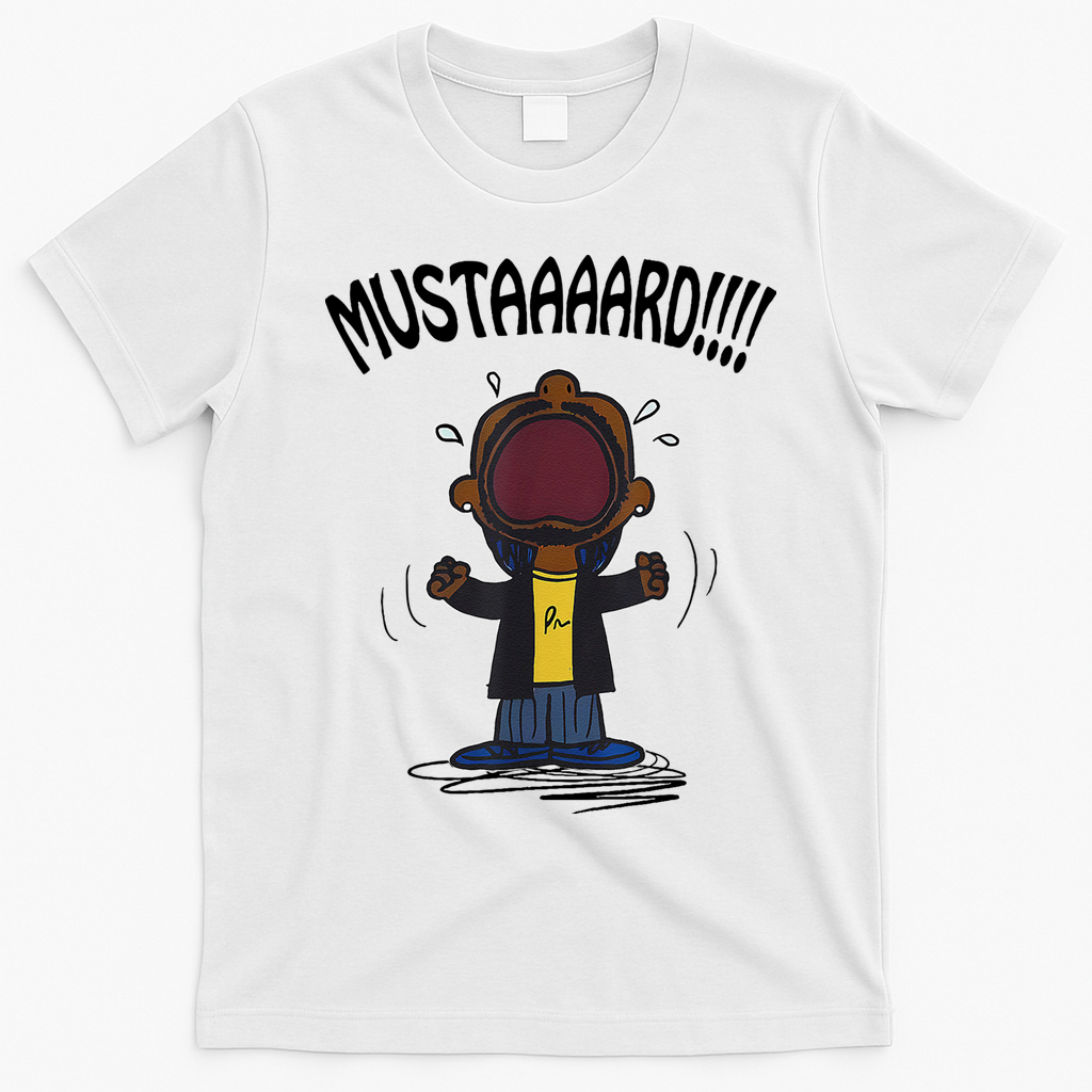 Mustard Meme T-Shirt - White