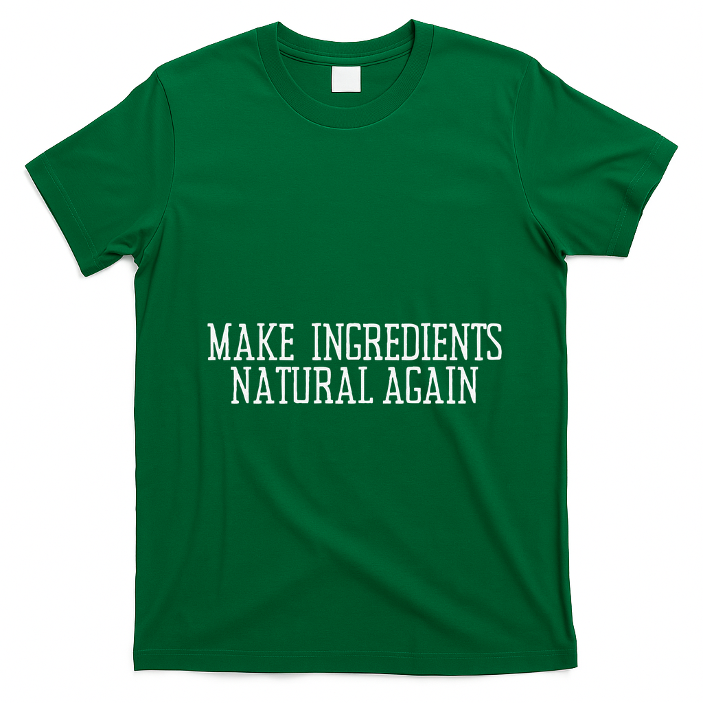 Maha Maga Make Ingredients Natural Again Rfk Jr Trump Green T-Shirt - Irish Green