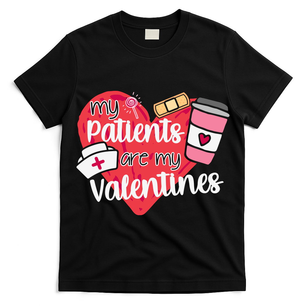 My Patients Are My Valentines Cute Nurse T-Shirt