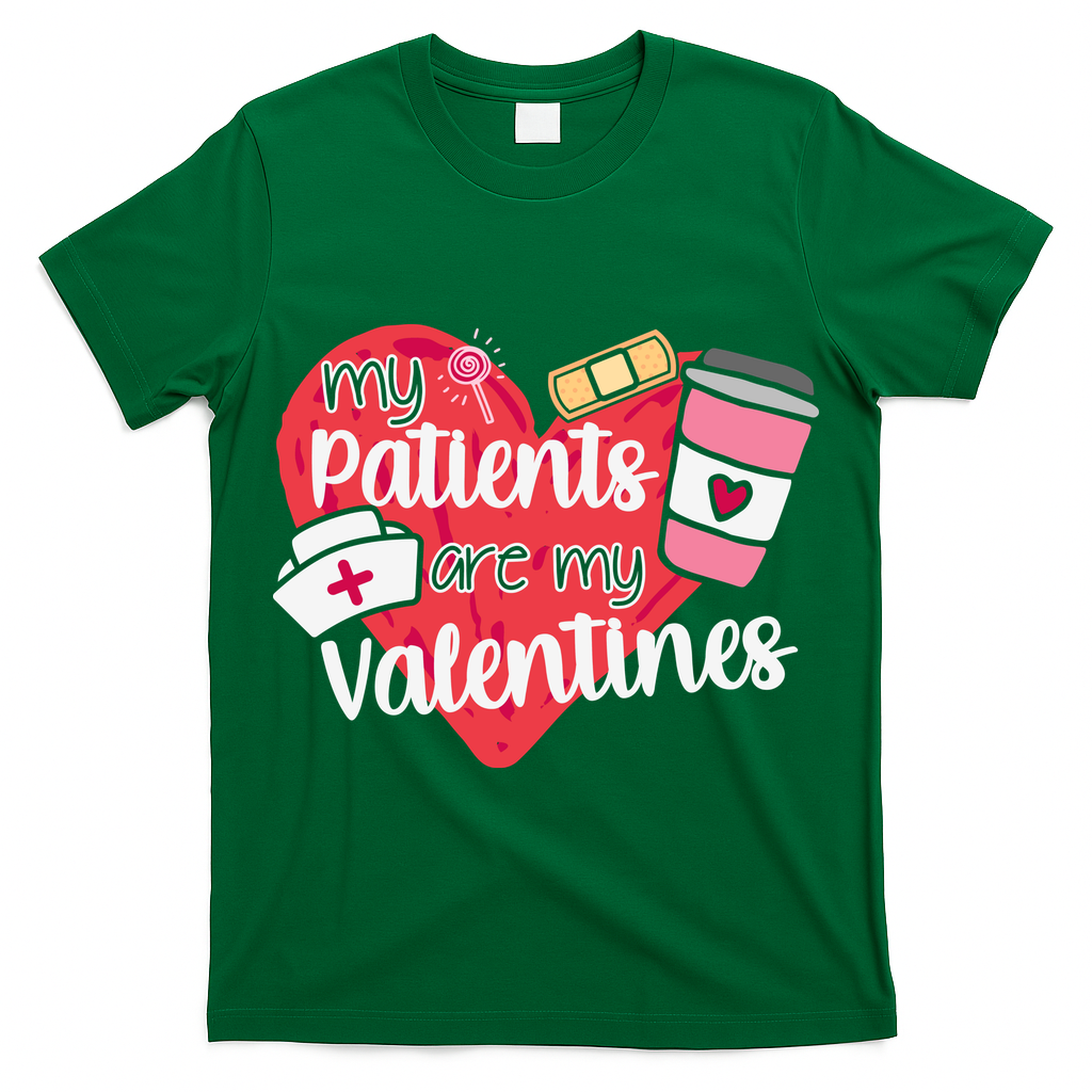 My Patients Are My Valentines Cute Nurse T-Shirt