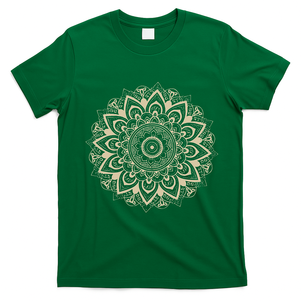 Mandala Style 86 47 Subtle Anti Trump Resist 8647  T-Shirt - Irish Green