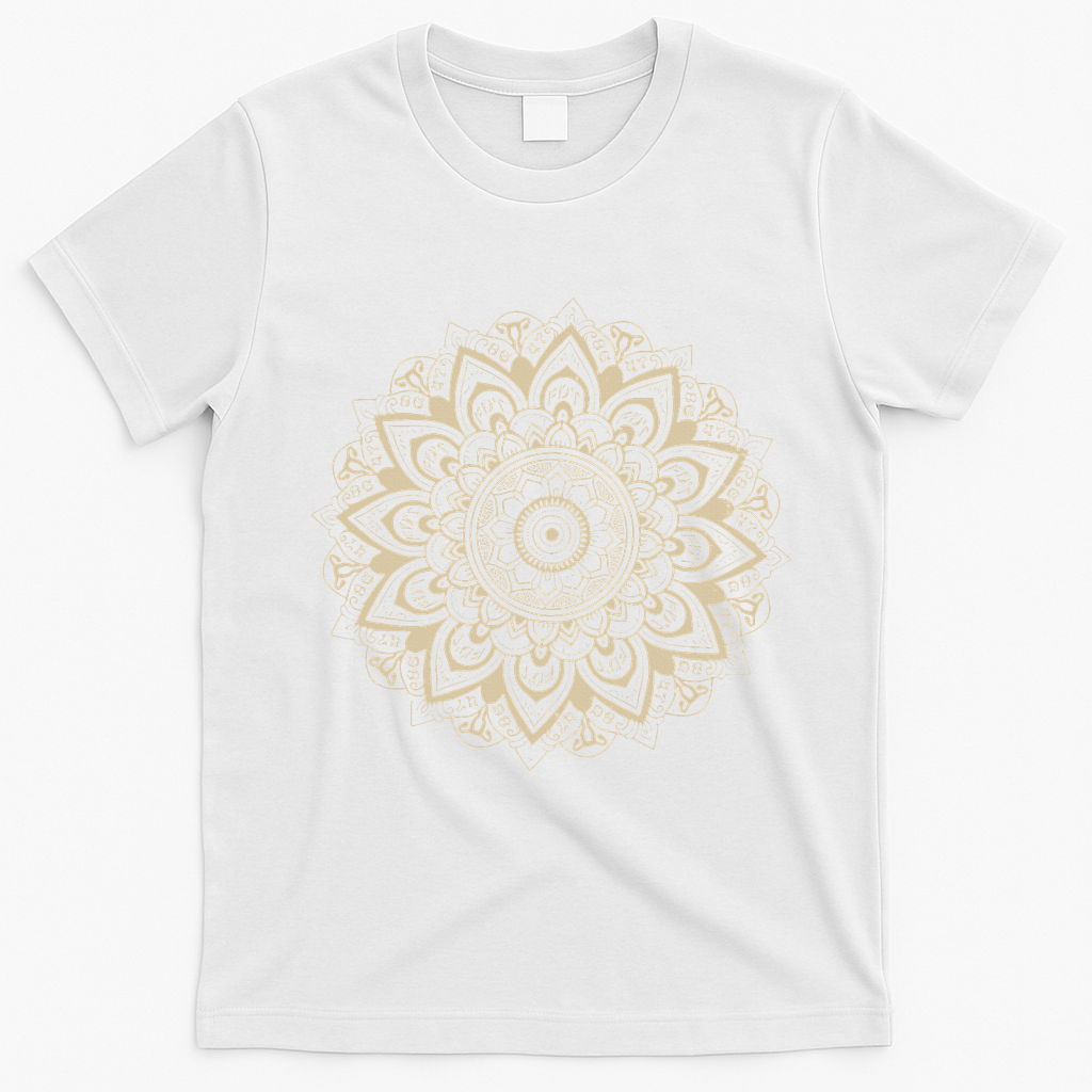 Mandala Style 86 47 Subtle Anti Trump Resist 8647  T-Shirt - White