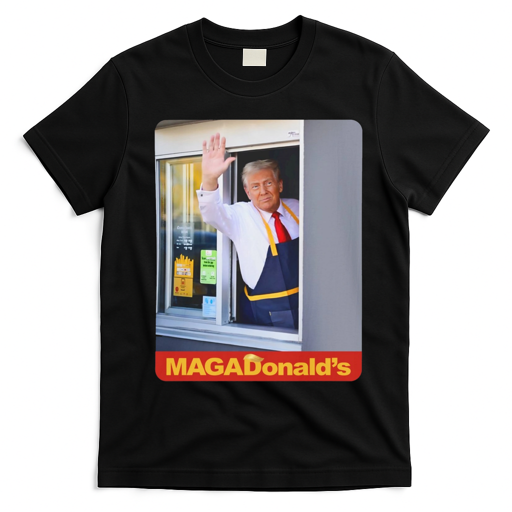Magadonalds Trump Mcdonalds T-Shirt - Black