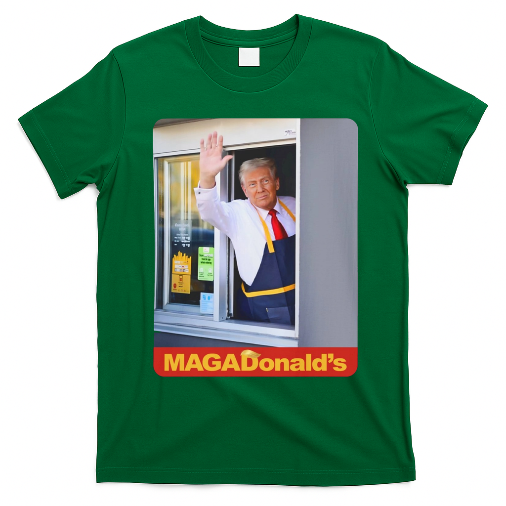 Magadonalds Trump Mcdonalds T-Shirt - Irish Green