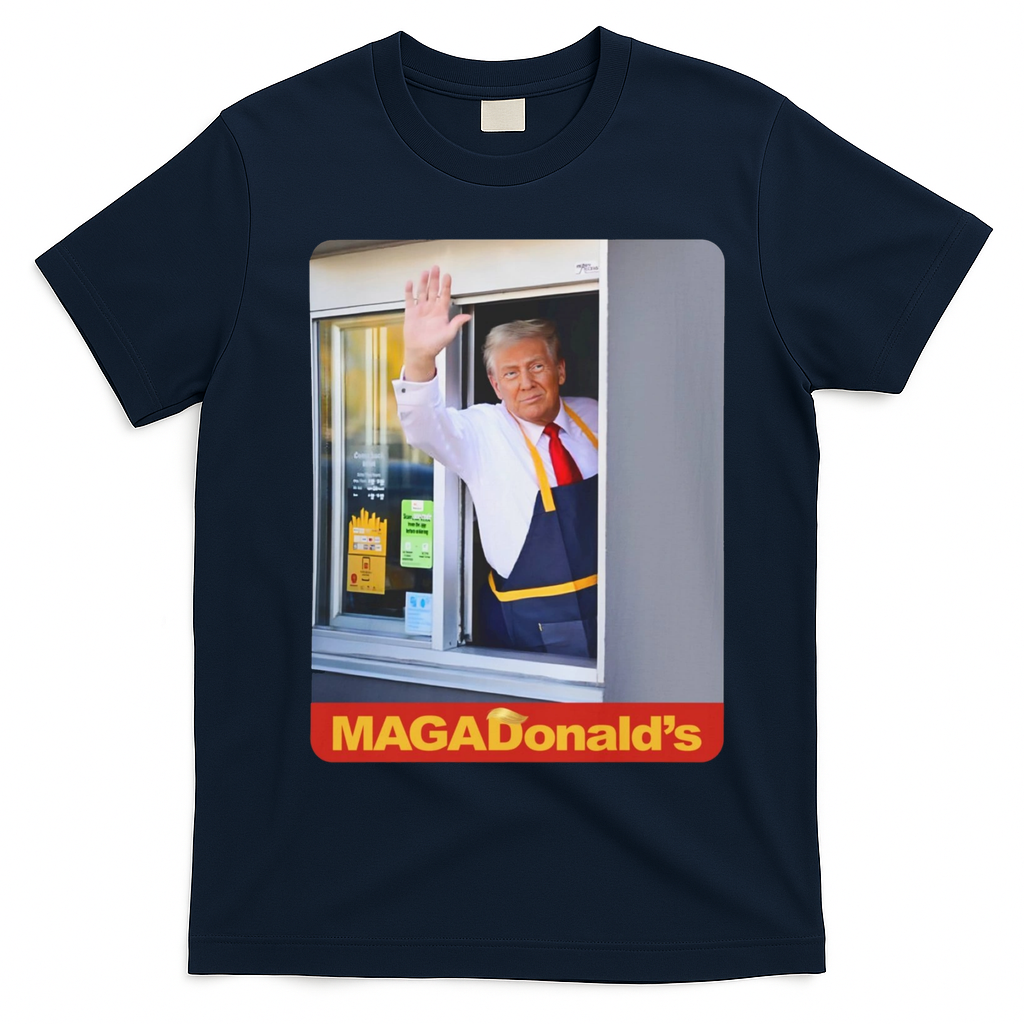 Magadonalds Trump Mcdonalds T-Shirt - Navy Blue