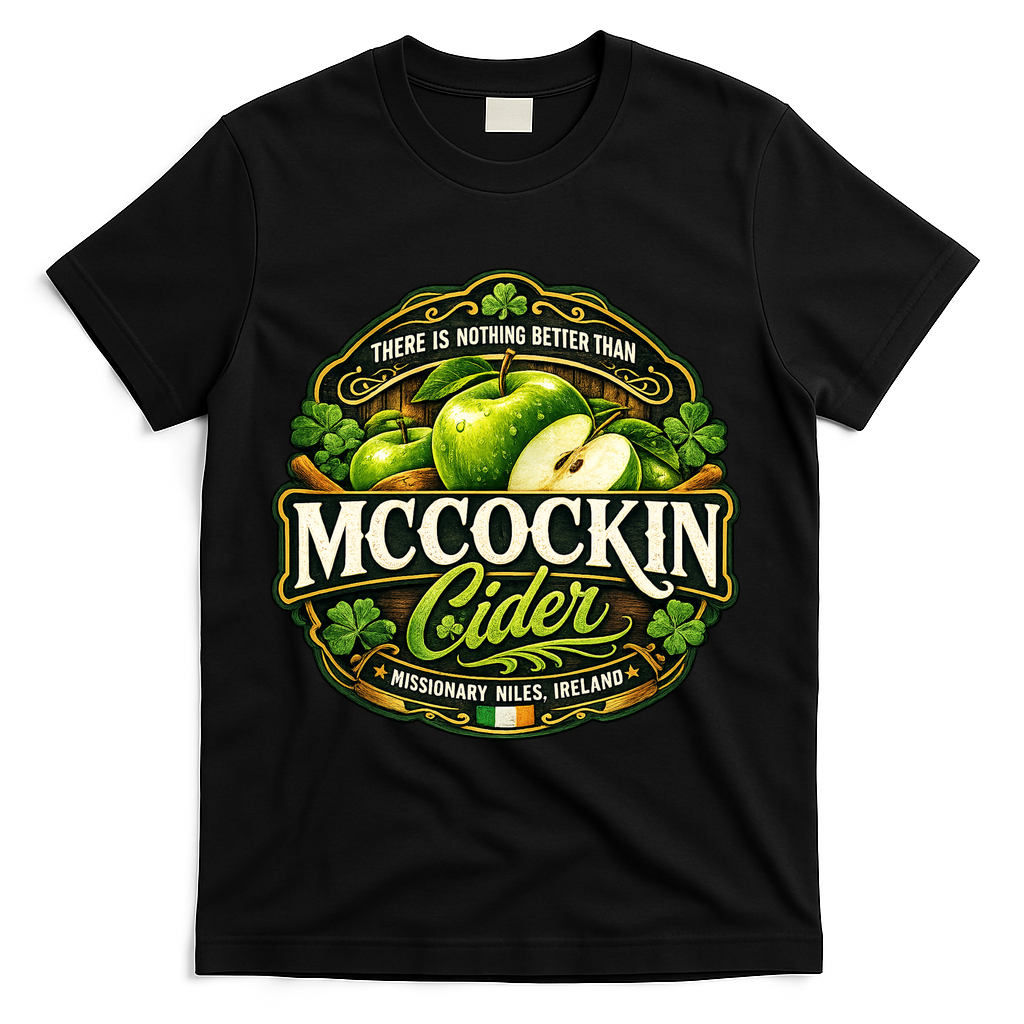 Nothing Better Than Mccockin Cider T-Shirt - Black