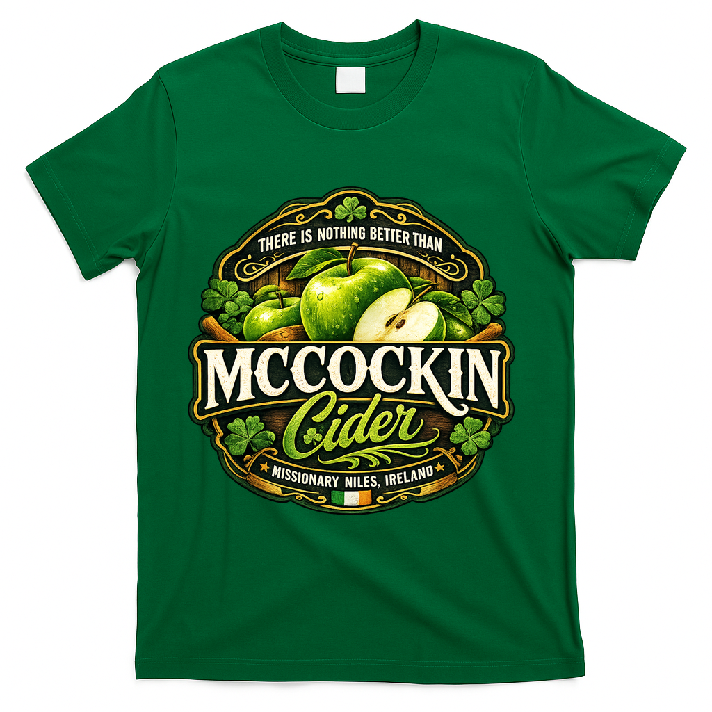 Nothing Better Than Mccockin Cider T-Shirt - Green
