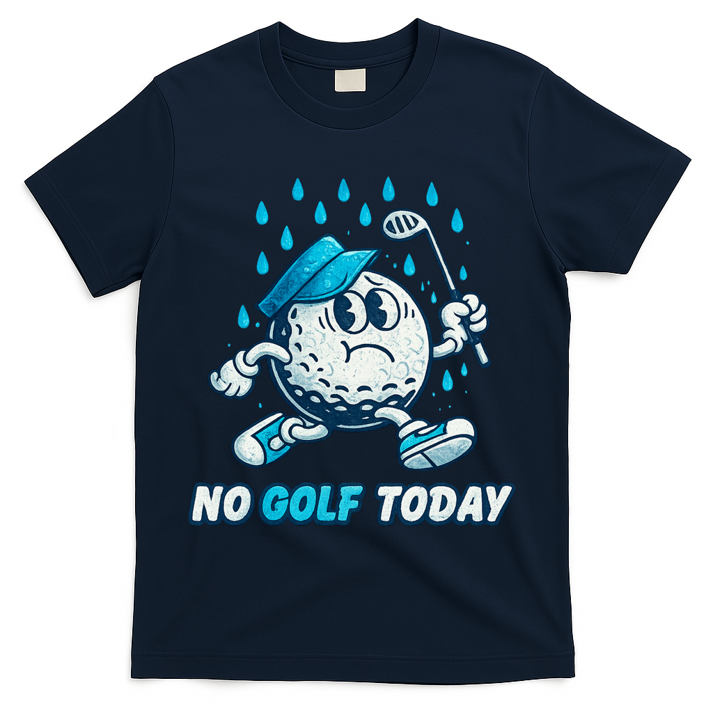No Golf Today T-Shirt - Navy