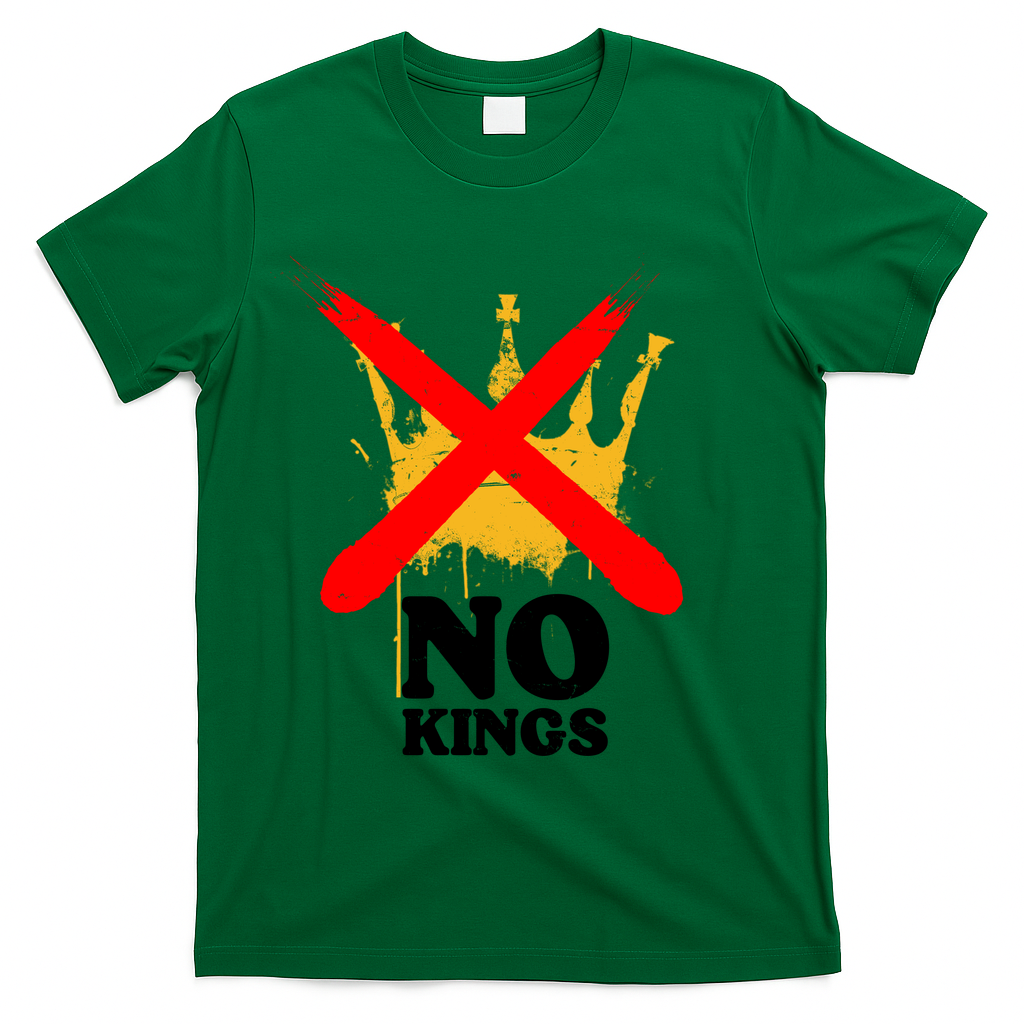 No King Anti-Trump T-Shirt - Green