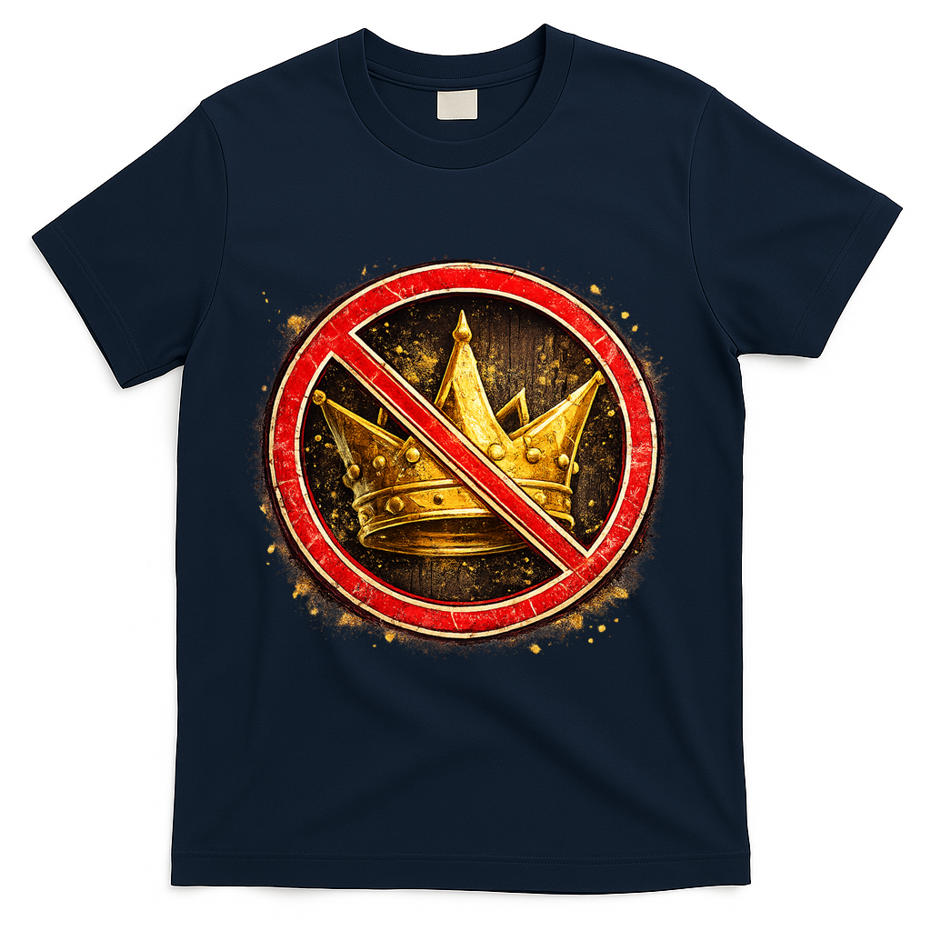 No Kings T-Shirt - Navy