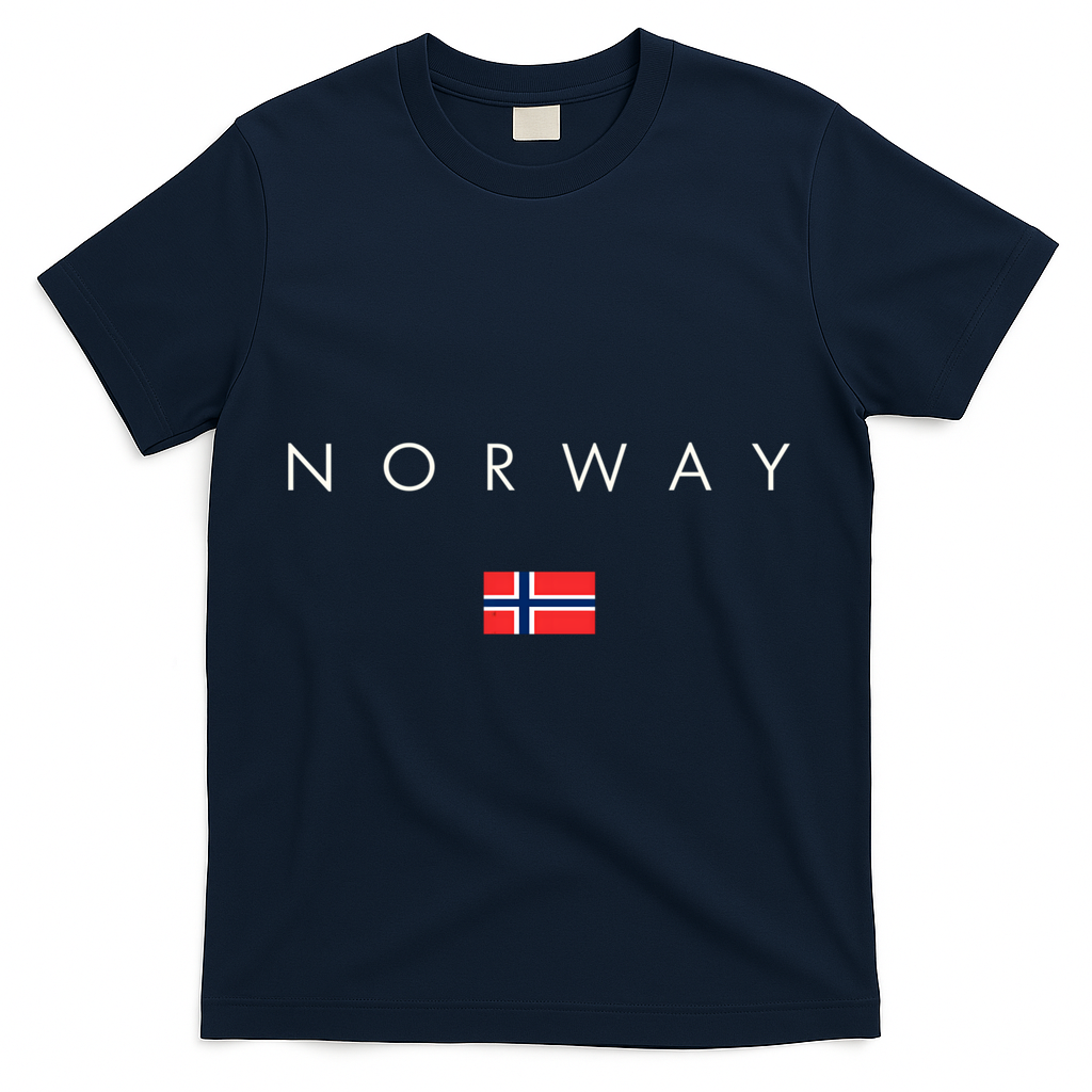 Norway Meaningful Gift Fashion International T-Shirt - Navy