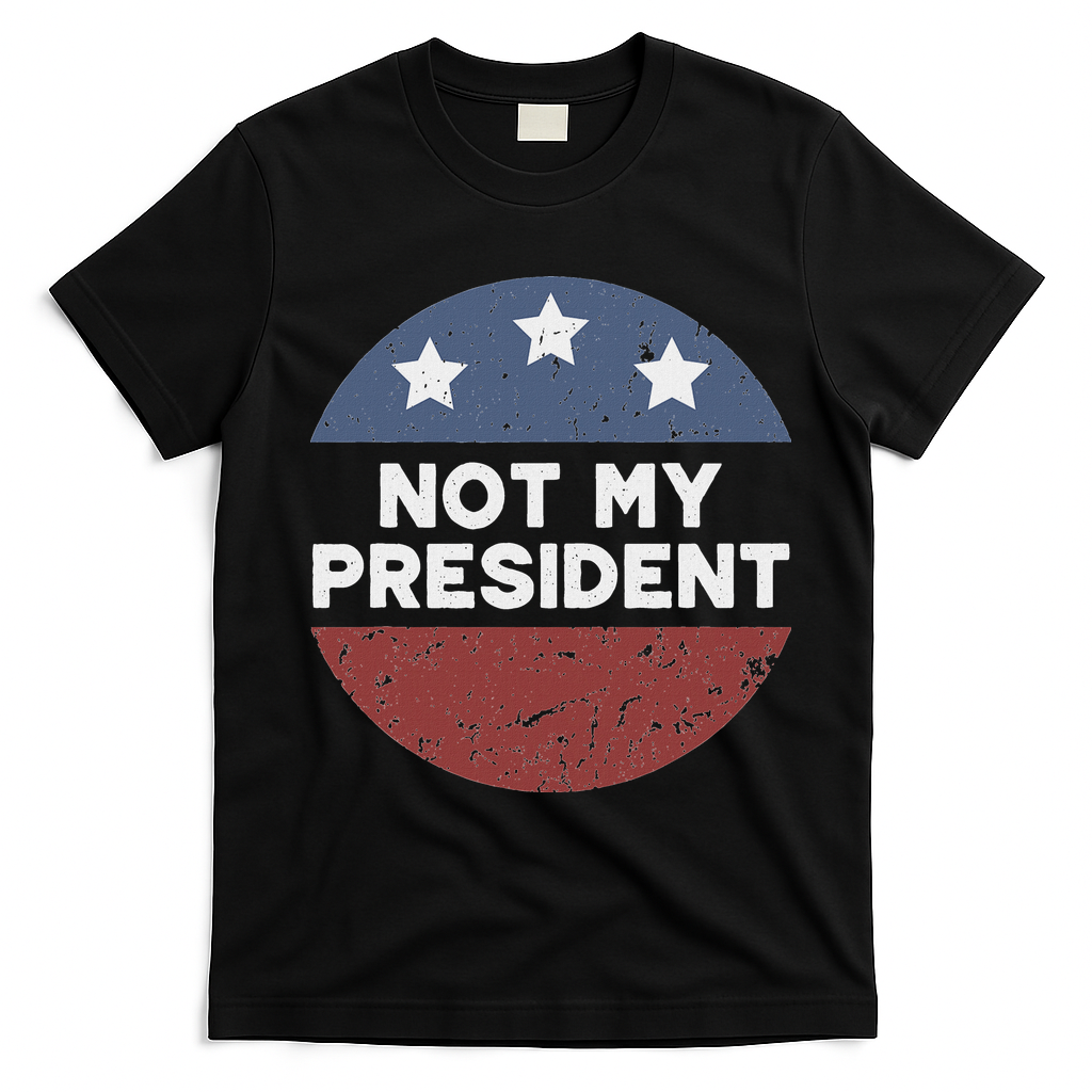 Not My President T-Shirt - Black
