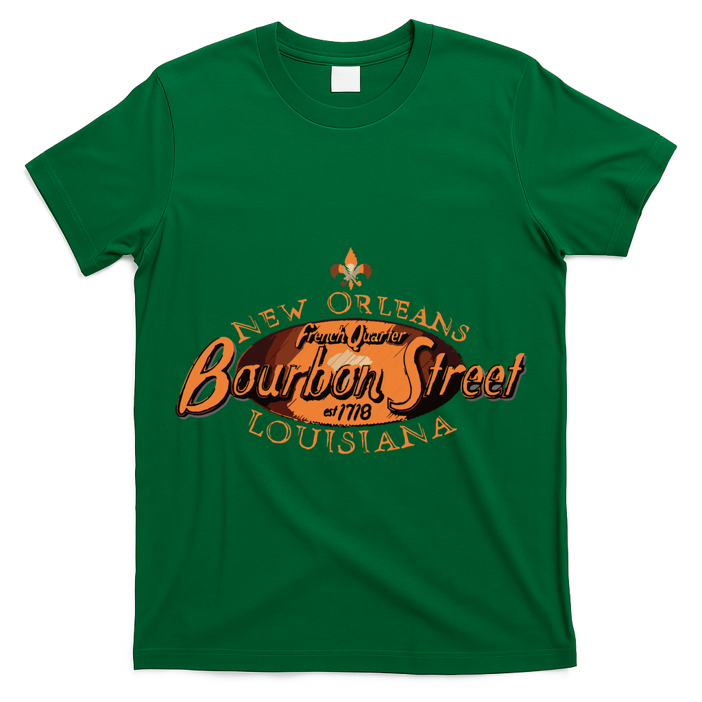 New Orleans Louisiana Bourbon Street French Quarter T-Shirt