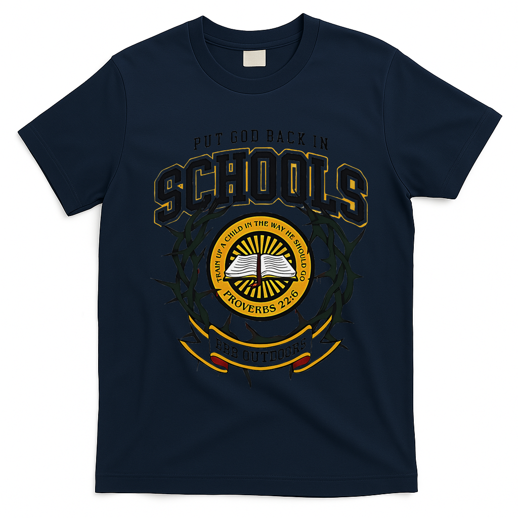 Nice Put God Back In Schools Bbb Outdoors T-Shirt