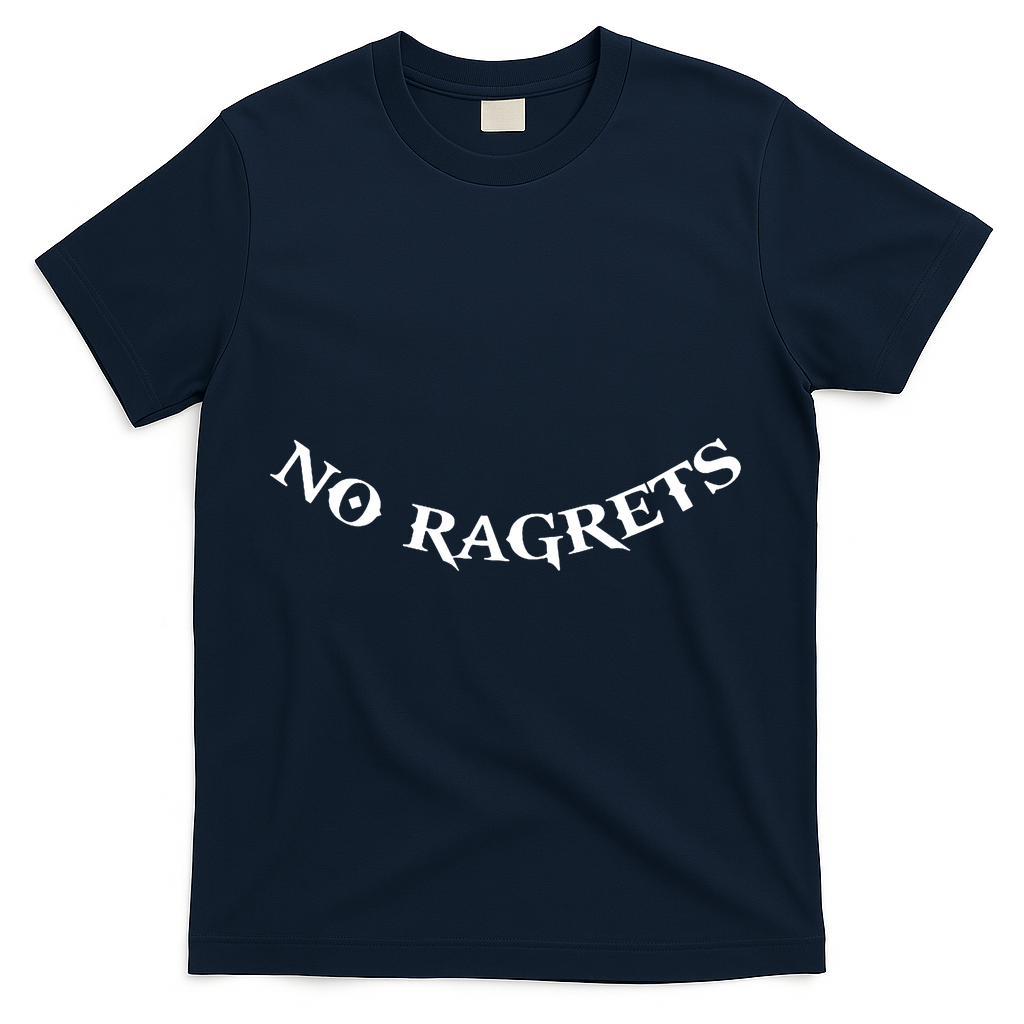 No Ragrets T-Shirt - Navy