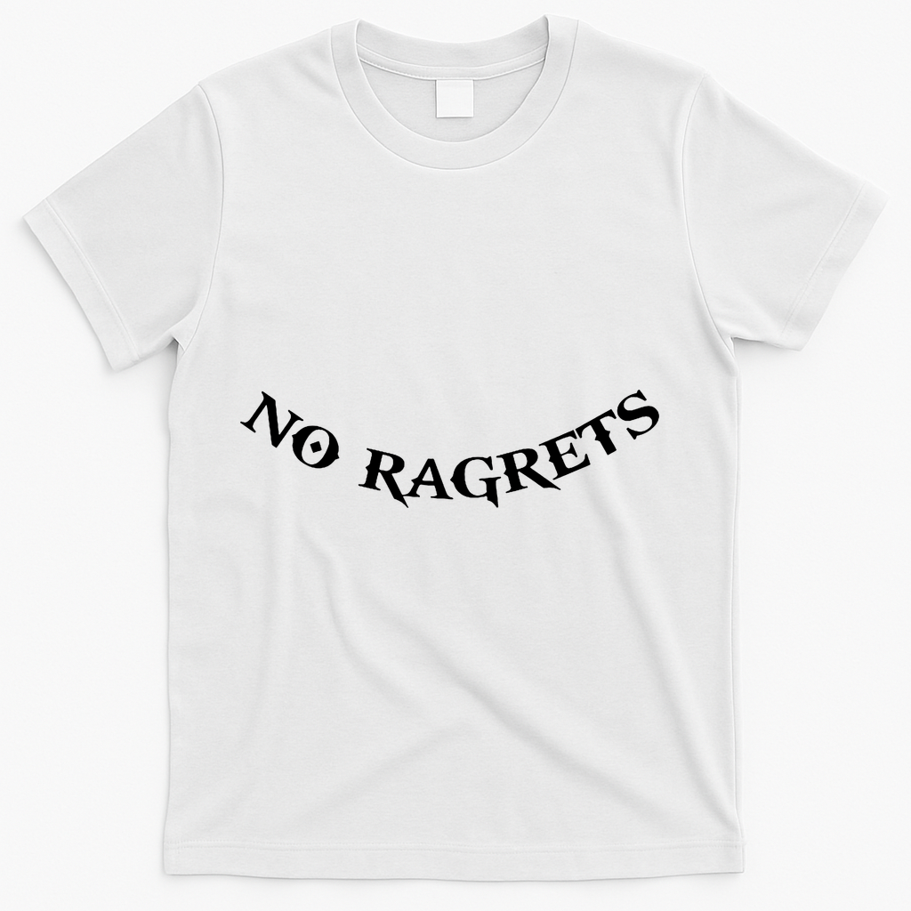 No Ragrets T-Shirt - White