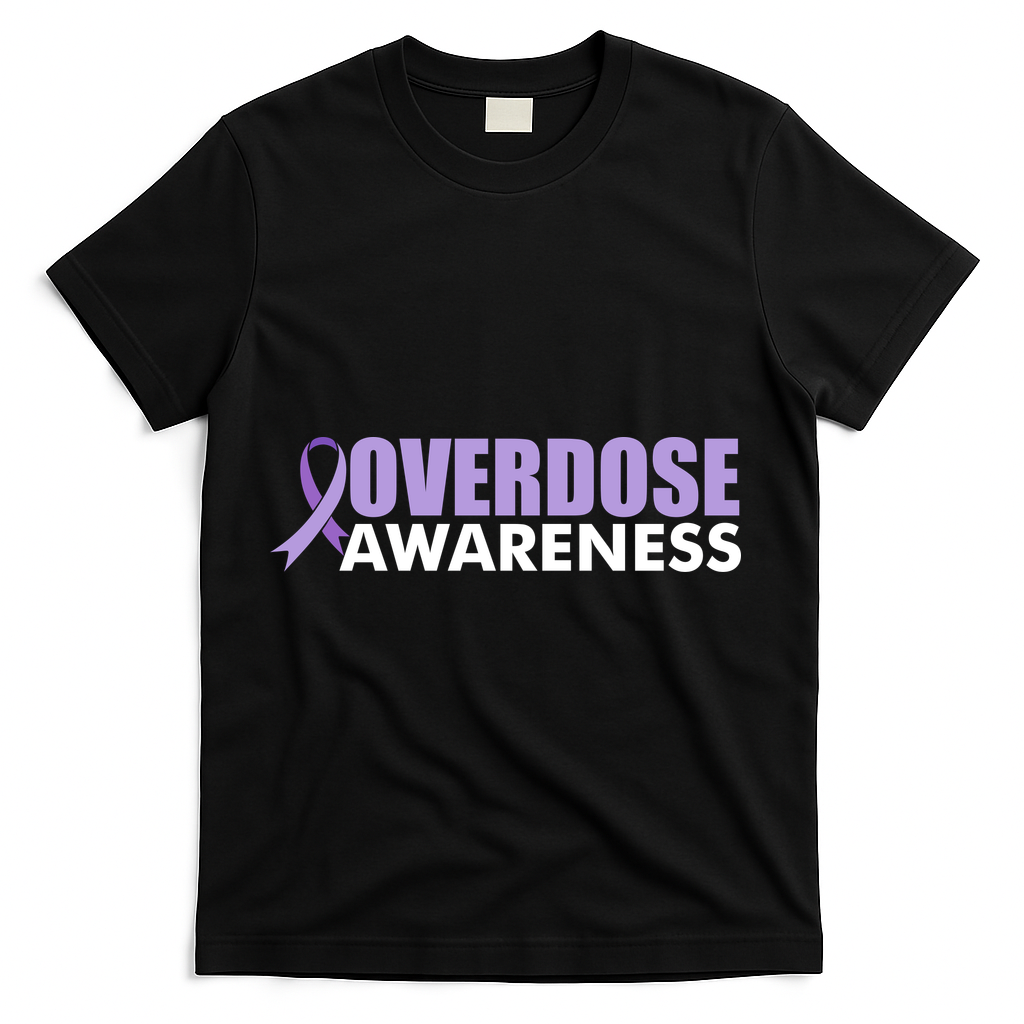 Overdose Awareness T-Shirt - Black